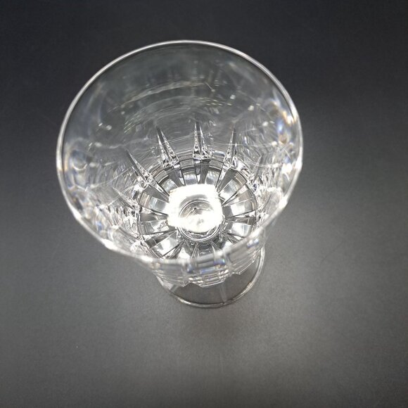 Vintage Crystal Wine Goblet Elegant Cut Glass Stemware - Picture 6 of 13